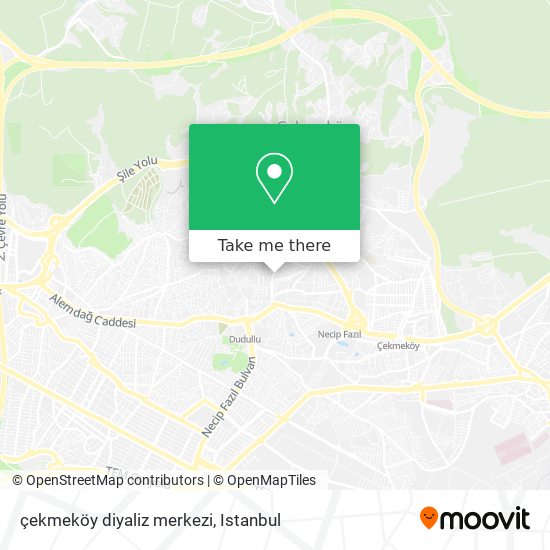 çekmeköy diyaliz merkezi map