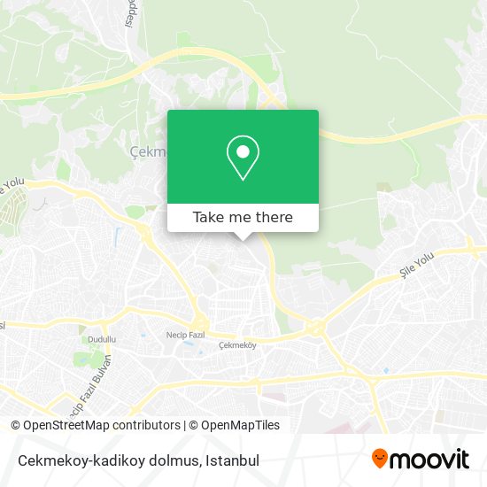 Cekmekoy-kadikoy dolmus map