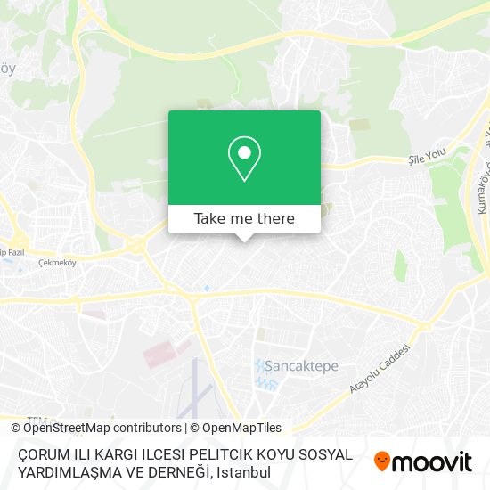 ÇORUM ILI KARGI ILCESI PELITCIK KOYU SOSYAL YARDIMLAŞMA VE DERNEĞİ map