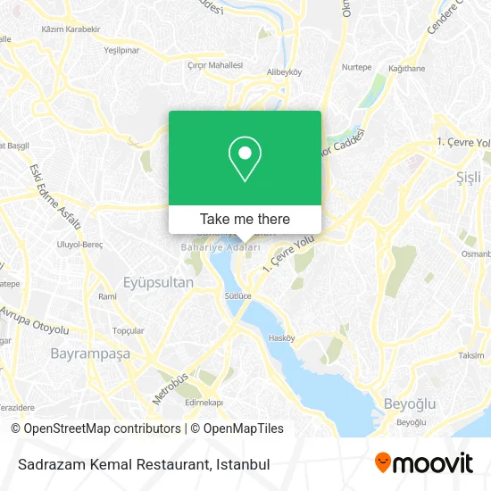 Sadrazam Kemal Restaurant map