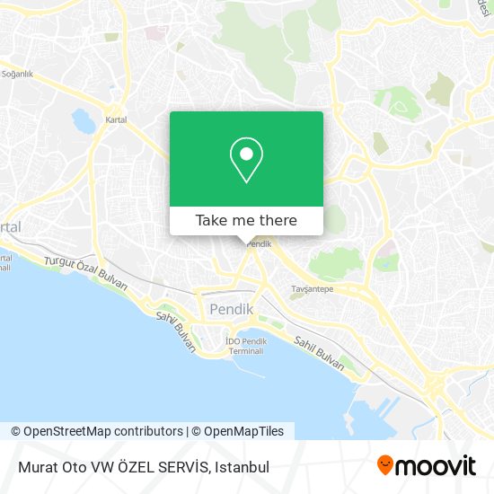 Murat Oto VW ÖZEL SERVİS map