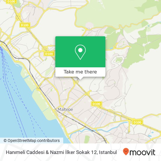 Hanımeli Caddesi & Nazmi İlker Sokak 12 map