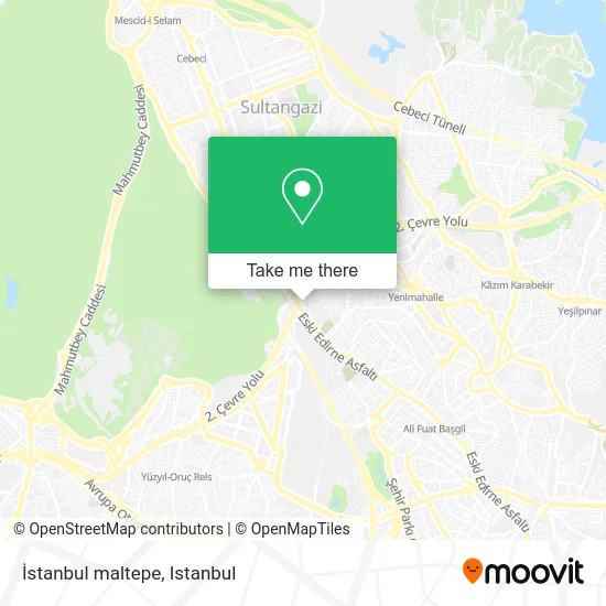 İstanbul maltepe map