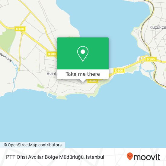 PTT Ofisi Avcılar Bölge Müdürlüğü map