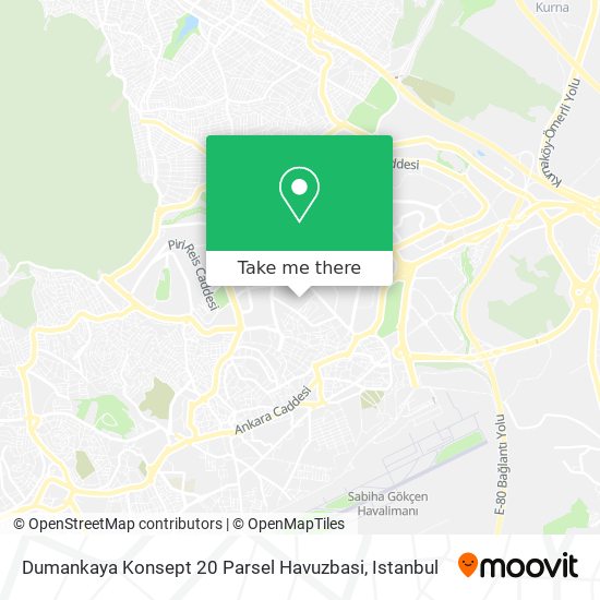 Dumankaya Konsept 20 Parsel Havuzbasi map