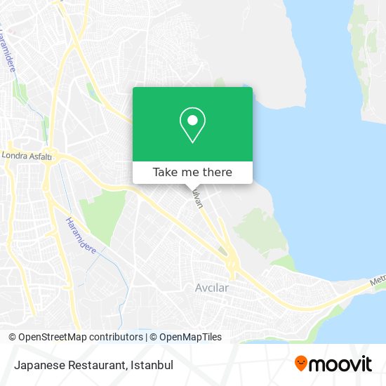 Japanese Restaurant map