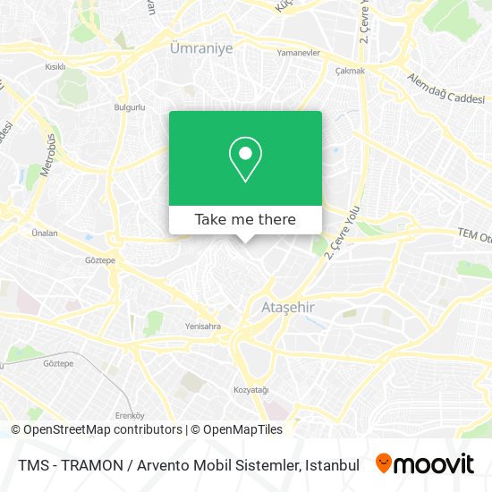 TMS - TRAMON / Arvento Mobil Sistemler map