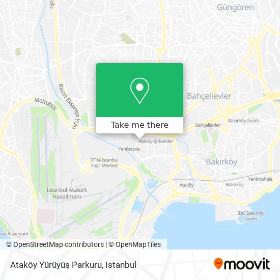 Ataköy Yürüyüş Parkuru map