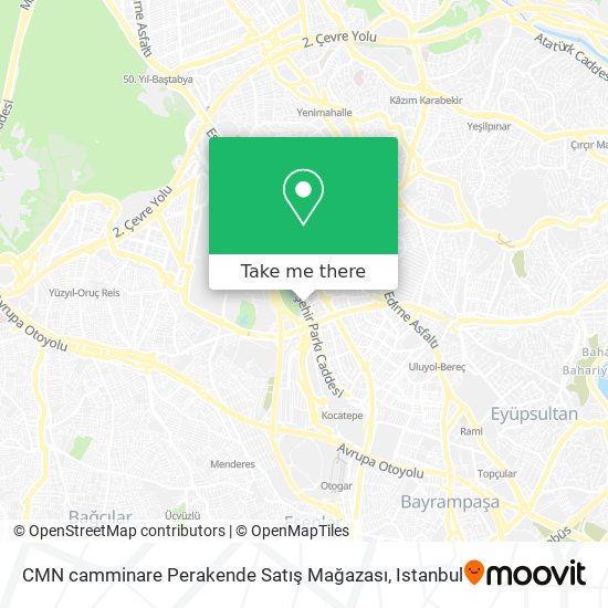 CMN camminare Perakende Satış Mağazası map