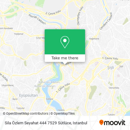 Sila Özlem Seyahat 444 7529 Sütlüce map