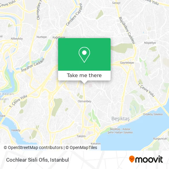 Cochlear Sisli Ofis map