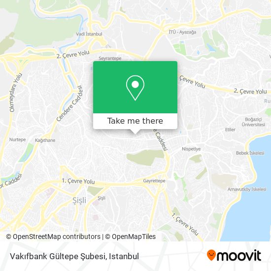 Vakıfbank Gültepe Şubesi map