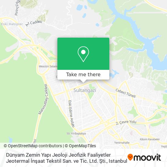 Dünyam Zemin Yapı Jeoloji Jeofizik Faaliyetler Jeotermal İnşaat Tekstil San. ve Tic. Ltd. Şti. map