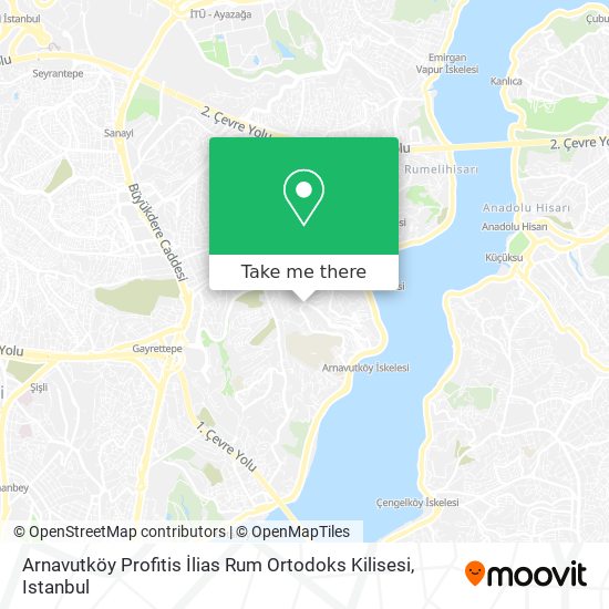 Arnavutköy Profitis İlias Rum Ortodoks Kilisesi map