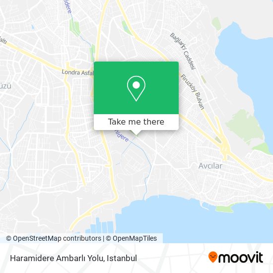 Haramidere Ambarlı Yolu map