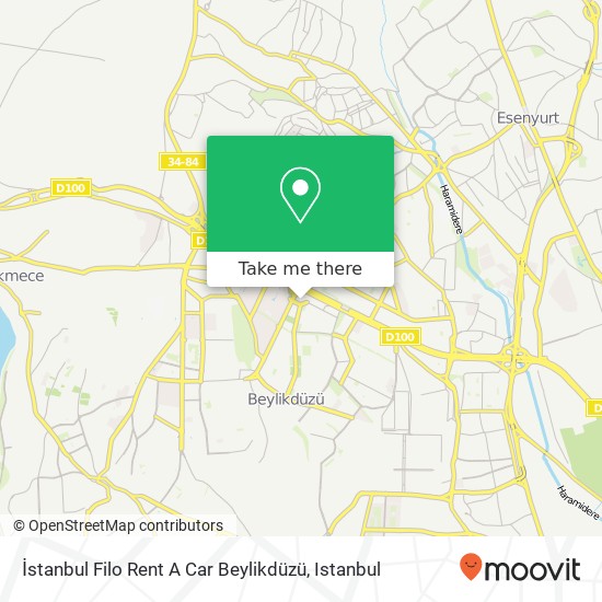 İstanbul Filo Rent A Car Beylikdüzü map