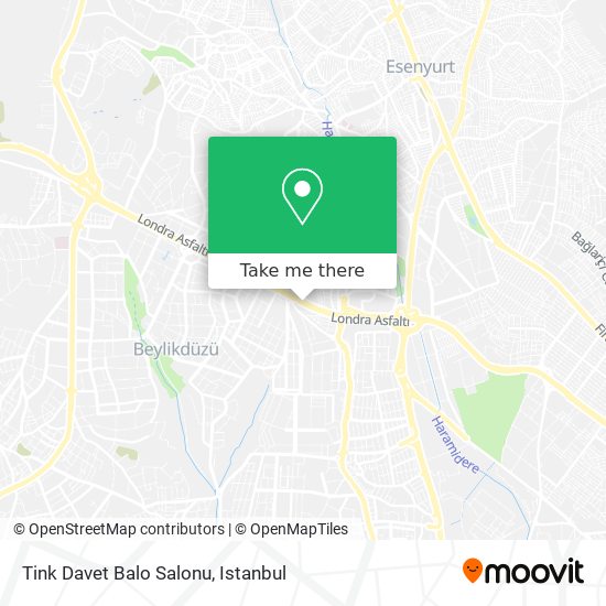 Tink Davet Balo Salonu map