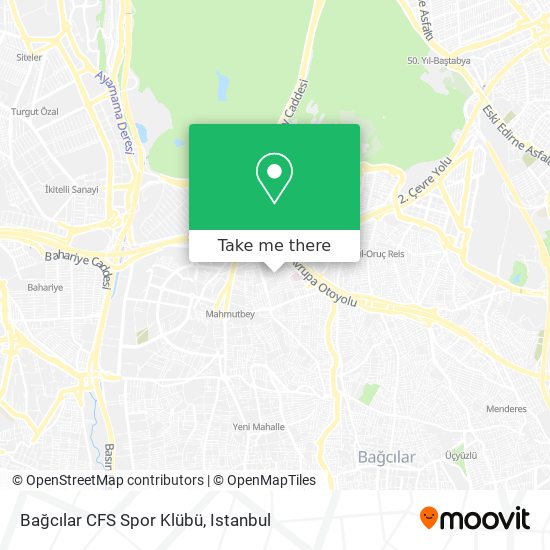 Bağcılar CFS Spor Klübü map