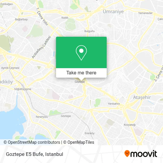 Goztepe E5 Bufe map