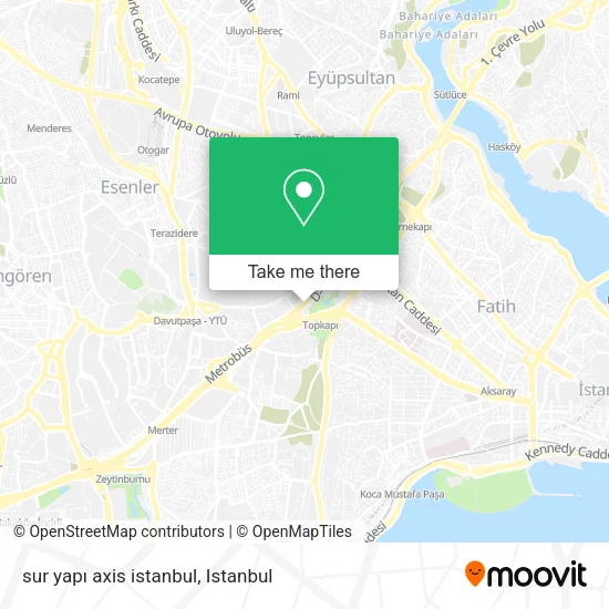 sur yapı axis istanbul map