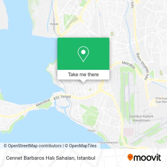 Cennet Barbaros Halı Sahaları map