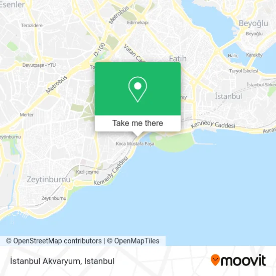 İstanbul Akvaryum map