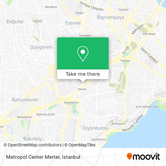 Metropol Center Merter map