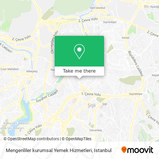 Mengenliler kurumsal Yemek Hizmetleri map
