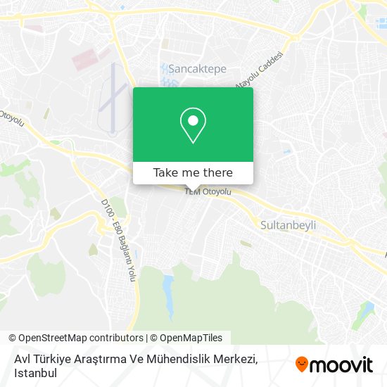 Avl Türkiye Araştırma Ve Mühendislik Merkezi map