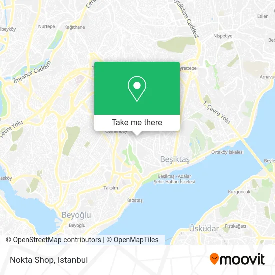Nokta Shop map