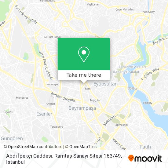 Abdi İpekçi Caddesi, Ramtaş Sanayi Sitesi 163 / 49 map