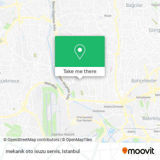 mekanik oto isuzu servis map