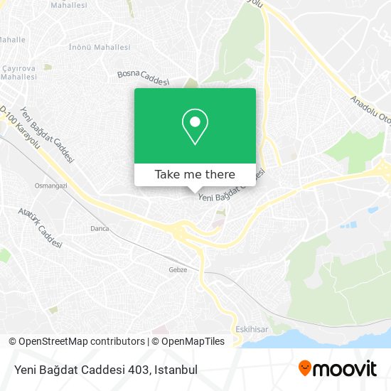 Yeni Bağdat Caddesi 403 map