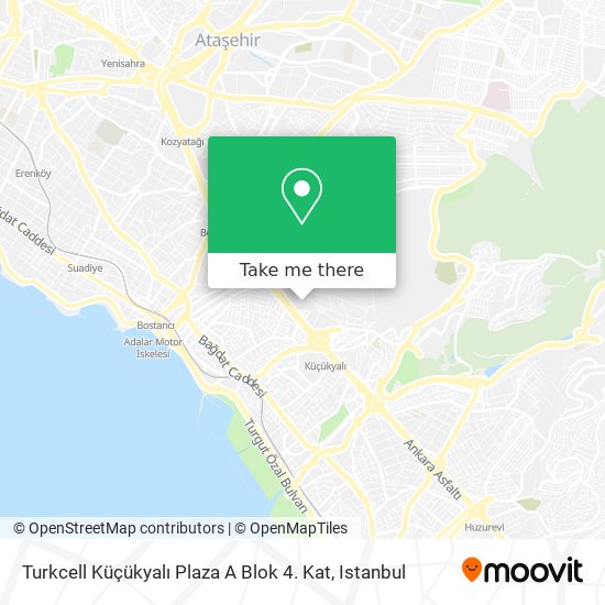 Turkcell Küçükyalı Plaza A Blok 4. Kat map
