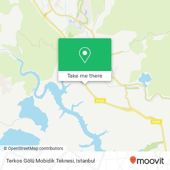 Terkos Gölü Mobidik Teknesi map