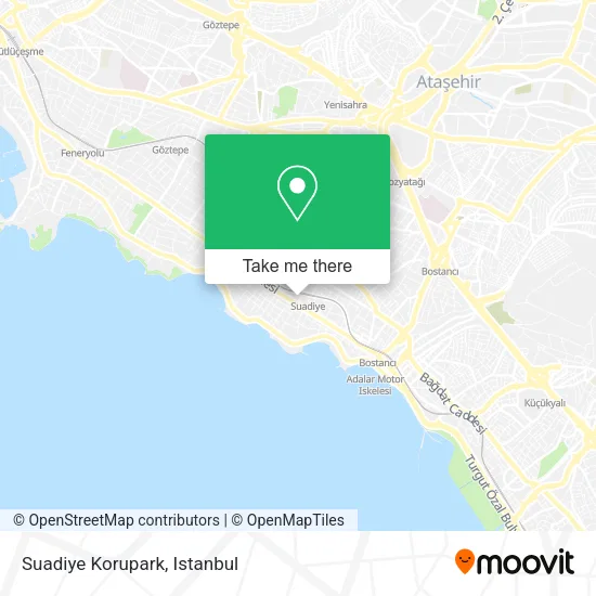 Suadiye Korupark map