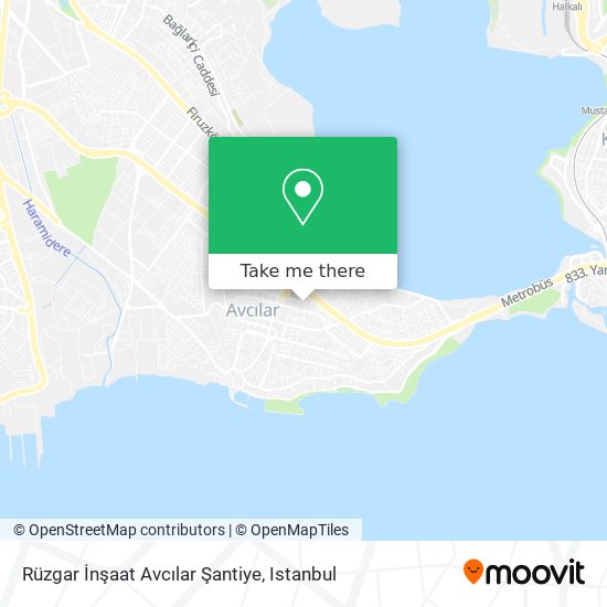 Rüzgar İnşaat Avcılar Şantiye map
