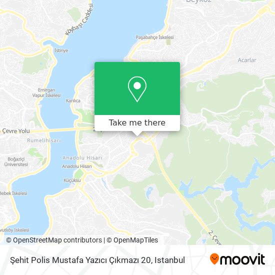 Şehit Polis Mustafa Yazıcı Çıkmazı 20 map