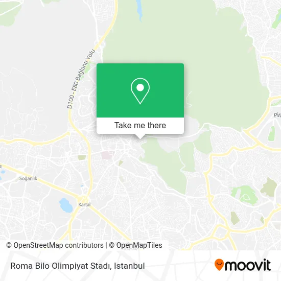 Roma Bilo Olimpiyat Stadı map