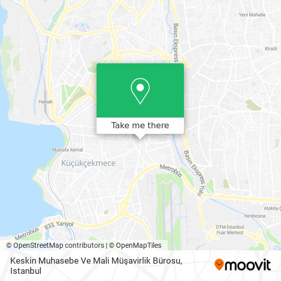 Keskin Muhasebe Ve Mali Müşavirlik Bürosu map