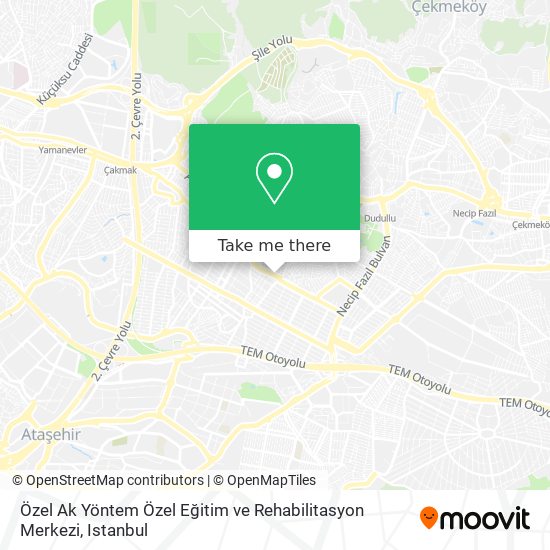 Özel Ak Yöntem Özel Eğitim ve Rehabilitasyon Merkezi map