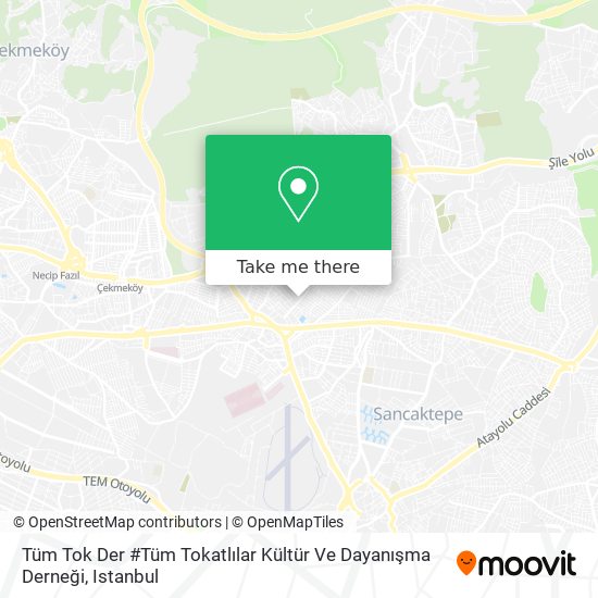 Tüm Tok Der #Tüm Tokatlılar Kültür Ve Dayanışma Derneği map