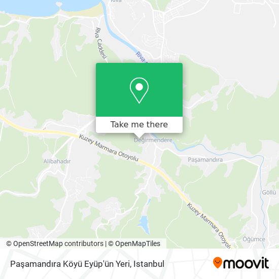 Paşamandıra Köyü Eyüp'ün Yeri map