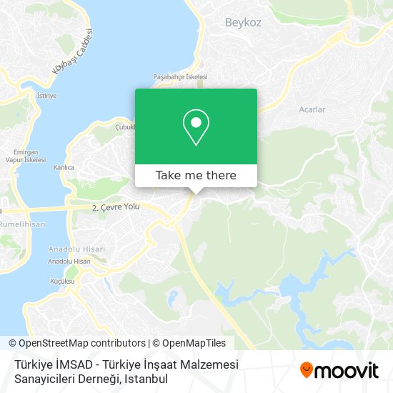 Türkiye İMSAD - Türkiye İnşaat Malzemesi Sanayicileri Derneği map