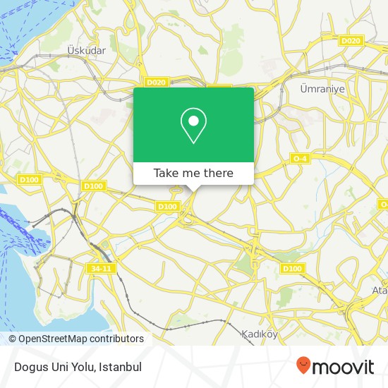 Dogus Uni Yolu map