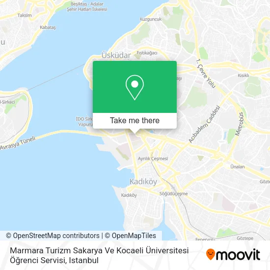 Marmara Turizm Sakarya Ve Kocaeli Üniversitesi Öğrenci Servisi map
