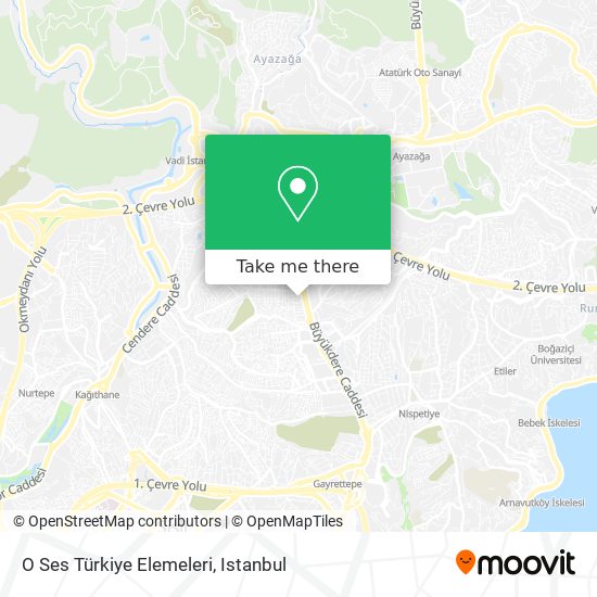 O Ses Türkiye Elemeleri map