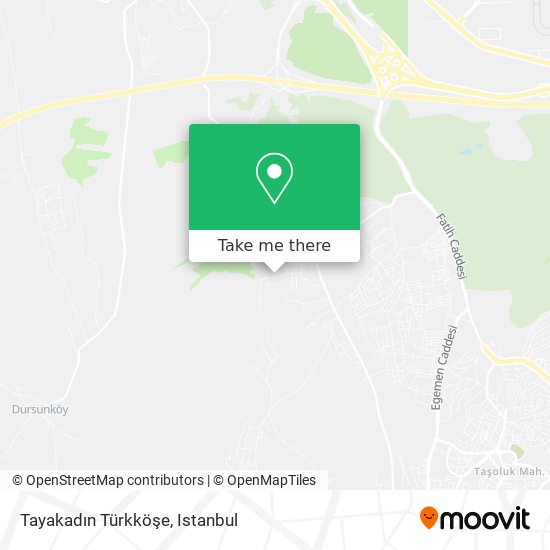 Tayakadın Türkköşe map