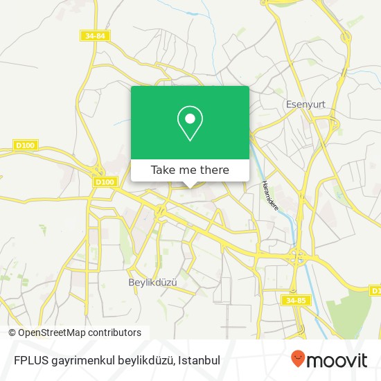 FPLUS gayrimenkul beylikdüzü map