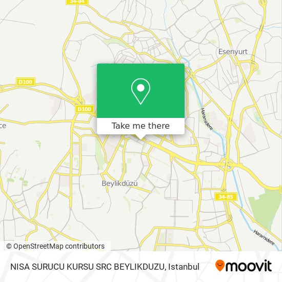 how to get to nisa surucu kursu src beylikduzu in beylikduzu by bus cable car or train